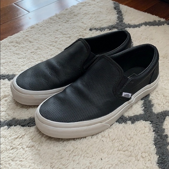 poshmark vans slip ons